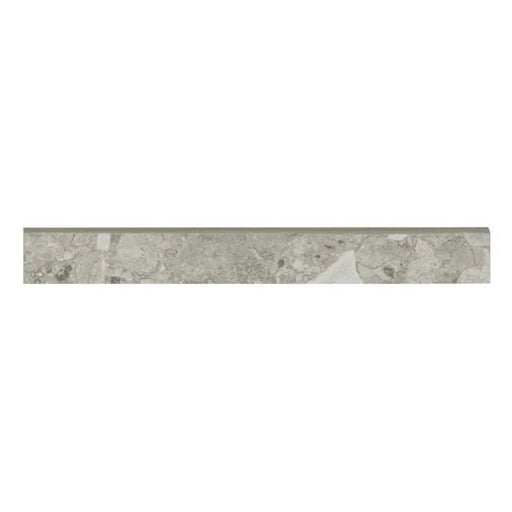 Frammenta Light Grey 24x3 Bullnose Porcelain Trim