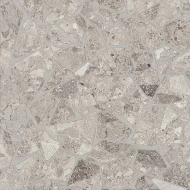 Frammenta Palladiana Light Grey 12x12 Mosaic Porcelain Tile