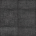 Fray Metal Black 3x12 Surface Bullnose Porcelain Trim