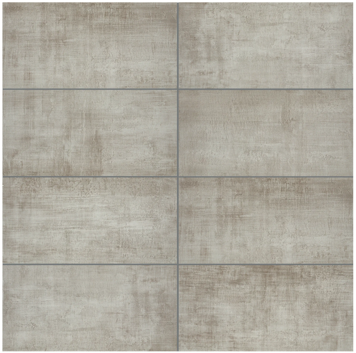 Fray Metal Gray 2x2 Porcelain Mosaic