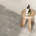 Fray Metal Gray 3x12 Surface Bullnose Porcelain Trim