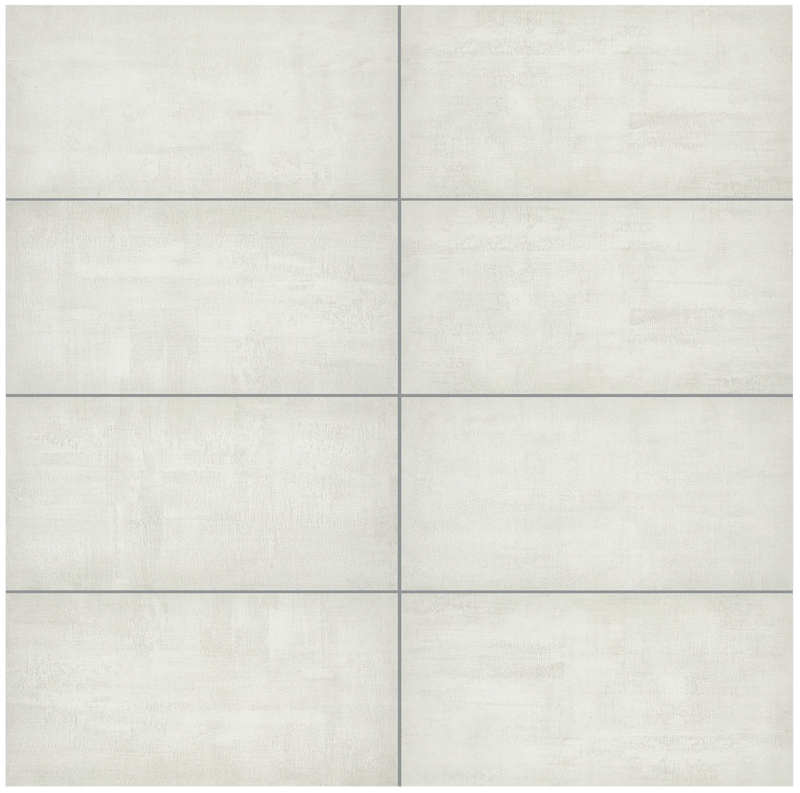 Fray Metal White 12x24 Porcelain Tile