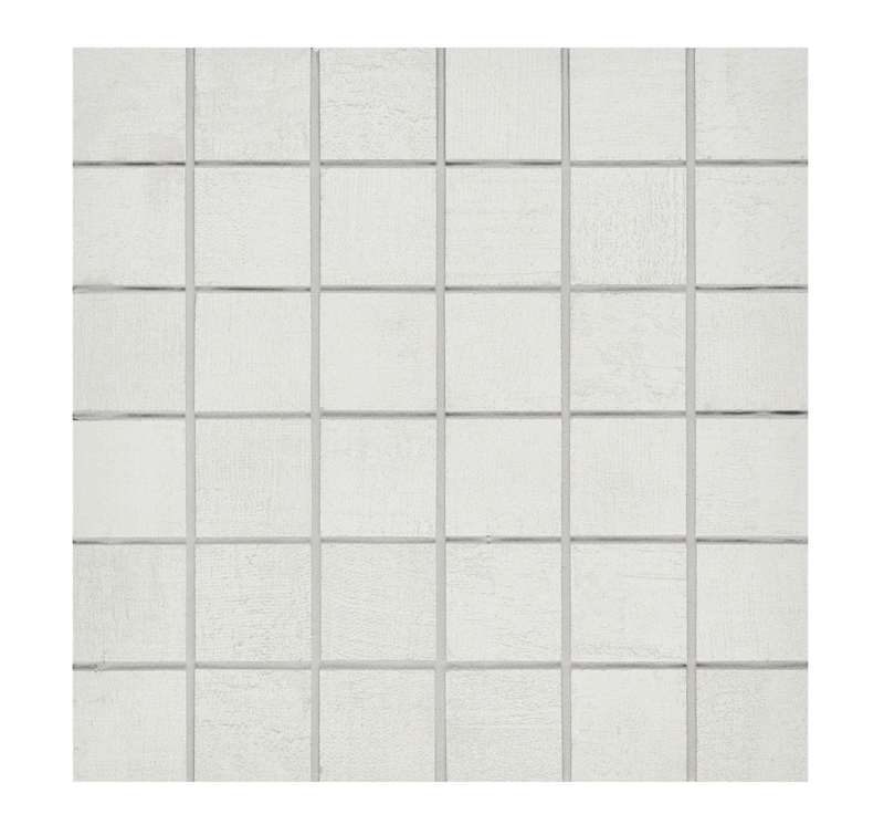 Fray Metal White 3x12 Surface Bullnose Porcelain Trim