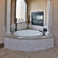 Freska 07x10x07 Split-Face White Limestone Corner