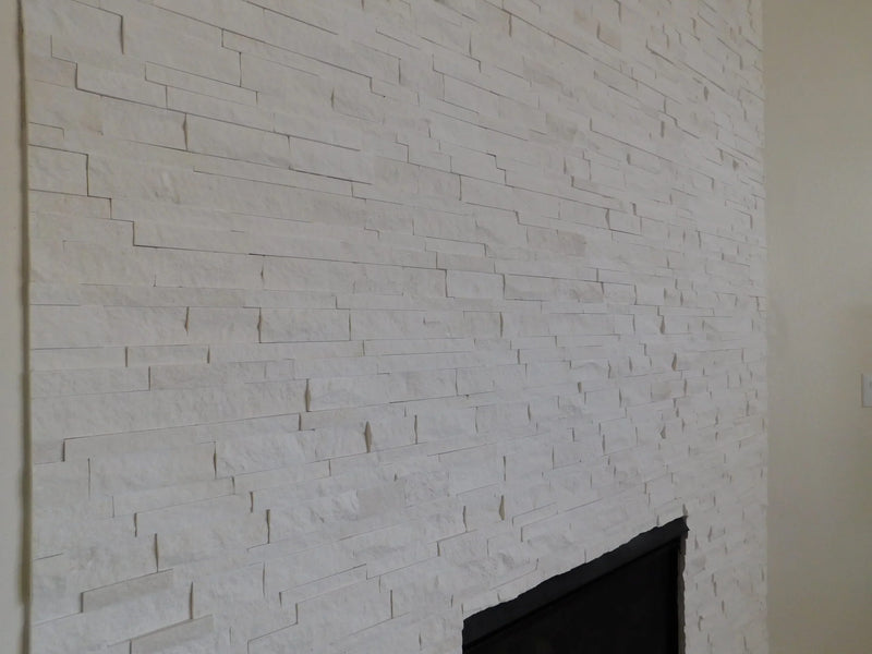 Freska 07x10x07 Split-Face White Limestone Corner