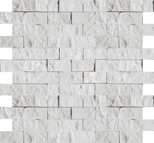 Freska 1x2 Split-Face Limestone Mosaic Tile