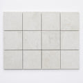 Freska 2x2 Filled & Honed Limestone Mosaic Tile close-up
