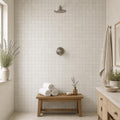 Freska 2x2 Filled & Honed Limestone Mosaic Tile — Spa spa interior
