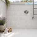Freska 2x2 Filled & Honed Limestone Mosaic Tile — Swimming Pool pool interior tiling
