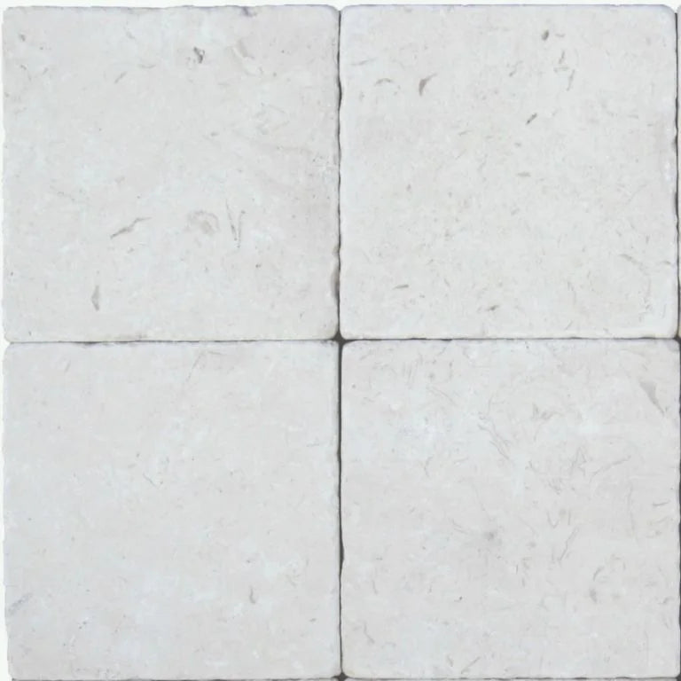 Freska 4x4 Tumbled Limestone Tile