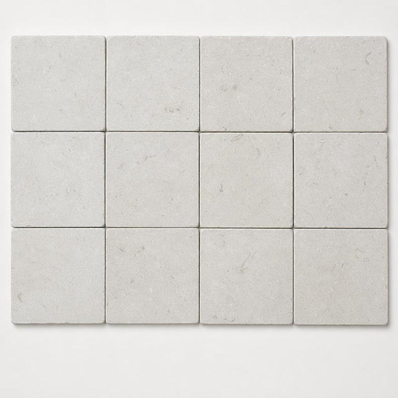 Freska 4x4 Tumbled Limestone Tile close-up