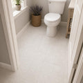 Freska 6x6 Tumbled Limestone Tile — Bathroom floor