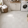 Freska 6x6 Tumbled Limestone Tile — Laundry Room floor