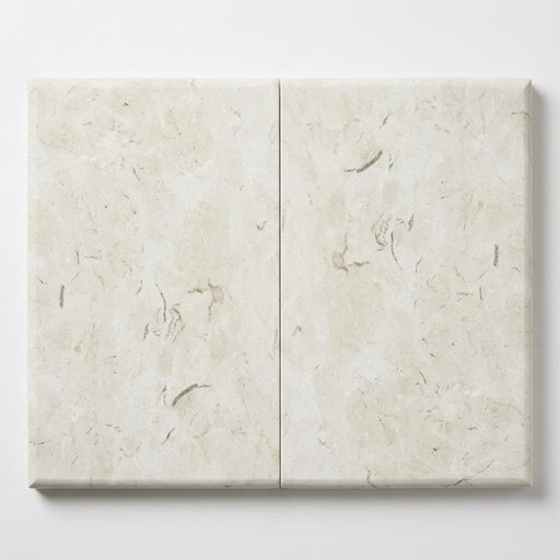 Freska Limestone Coping 12x18 Tumbled Double Bullnose 2 inch 16x24 close-up