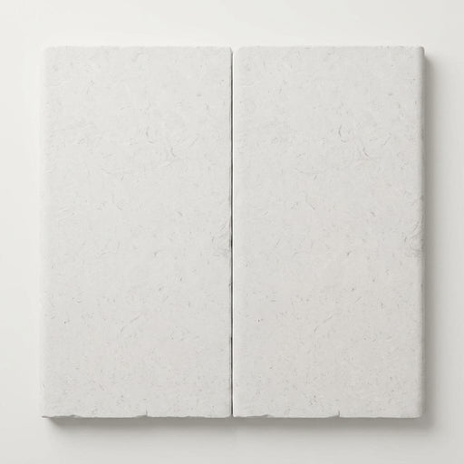 Freska Limestone Coping 12x24 Tumbled Bullnose 2 inch close-up