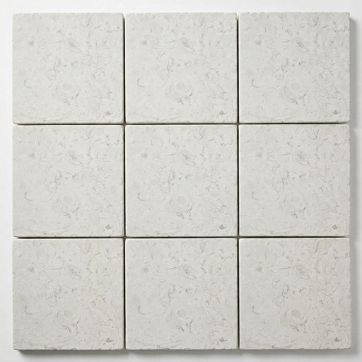 Freska Limestone Paver 12x12 Tumbled 1.25 inch close-up
