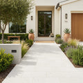 Freska Limestone Paver 12x24 Tumbled 2 inch — Front Yard walkway
