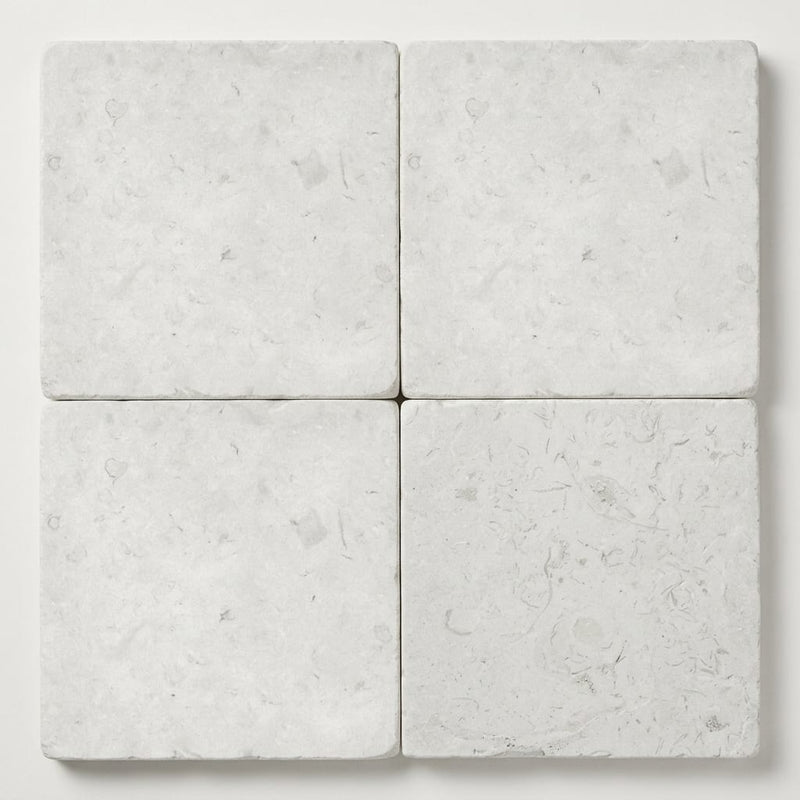 Freska Limestone Paver 16x16 Tumbled 1.25 inch close-up