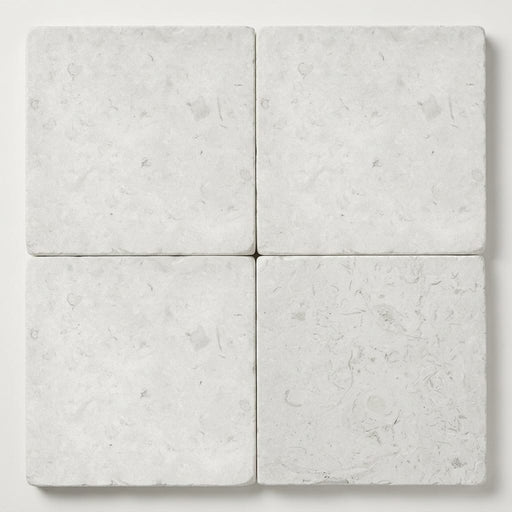Freska Limestone Paver 16x16 Tumbled 1.25 inch close-up
