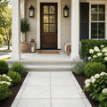 Freska Limestone Paver 16x16 Tumbled 1.25 inch — Front Yard front porch