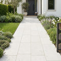 Freska Limestone Paver 16x24 Tumbled 2 inch — Front Yard walkway