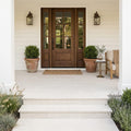Freska Limestone Paver 16x32 Tumbled 1.25 inch 18x36 — Front Yard front porch