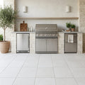 Freska Limestone Paver 24x24 Brushed 1.25 inch — Outdoor Kitchen floor