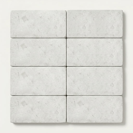Freska Limestone Paver 6x12 Tumbled 1.25 inch close-up