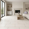 Freska Limestone Tile 12x24 Honed — Living Room floor