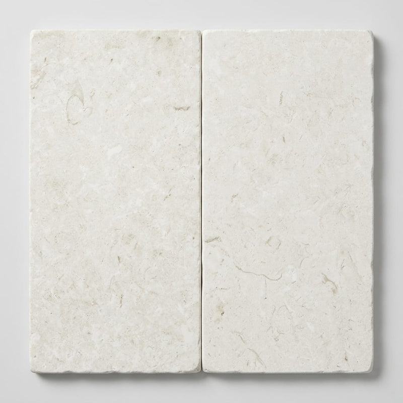 Freska Limestone Tile 12x24 Tumbled close-up
