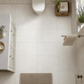 Freska Limestone Tile 16x24 Honed — Bathroom floor
