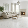 Freska Limestone Tile 24x24 Honed — Living Room floor
