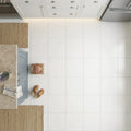 Freska Limestone Tile 24x24 Tumbled — Kitchen floor