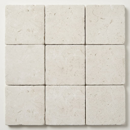 Freska Limestone Tile 4x4 Tumbled close-up