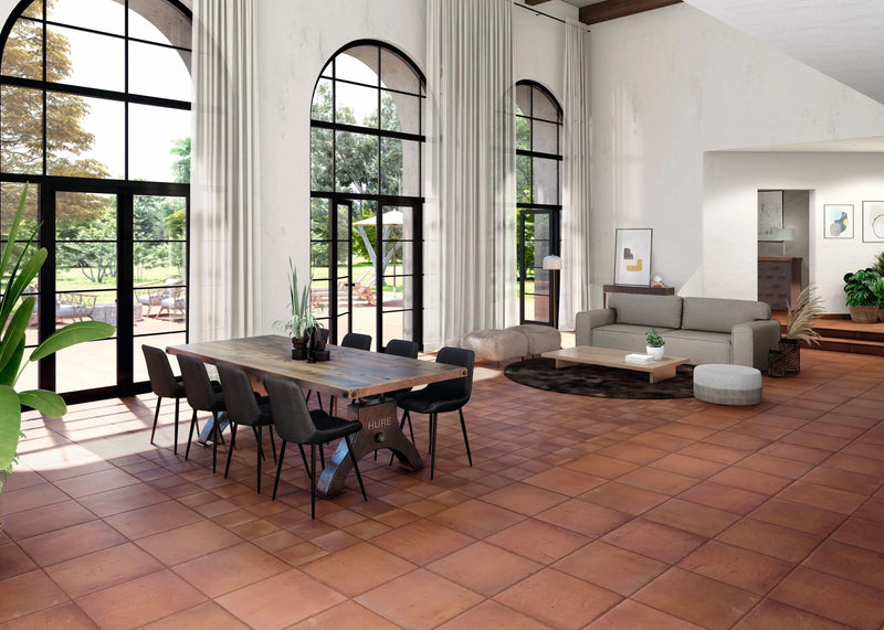 Fuego Peldano Curvo Stair Antic 13x18 Matte R11 Porcelain Tile
