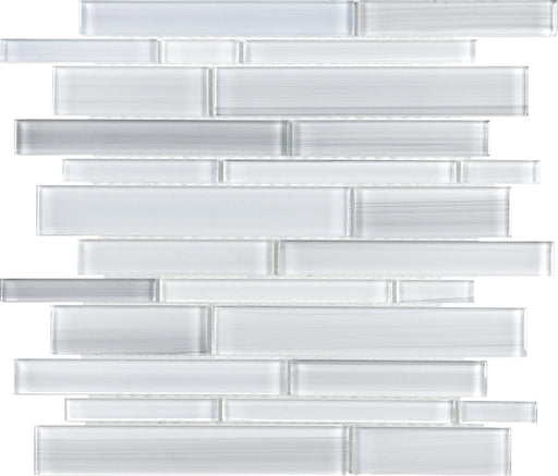 Element Ice Random 12x12 Glass Mosaic Tile