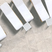 Futura Silver 3x12 Surface Bullnose Porcelain Trim