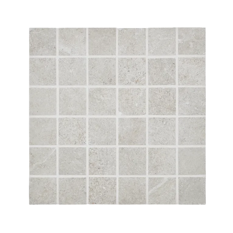 Futura Silver 2x2 Porcelain Mosaic