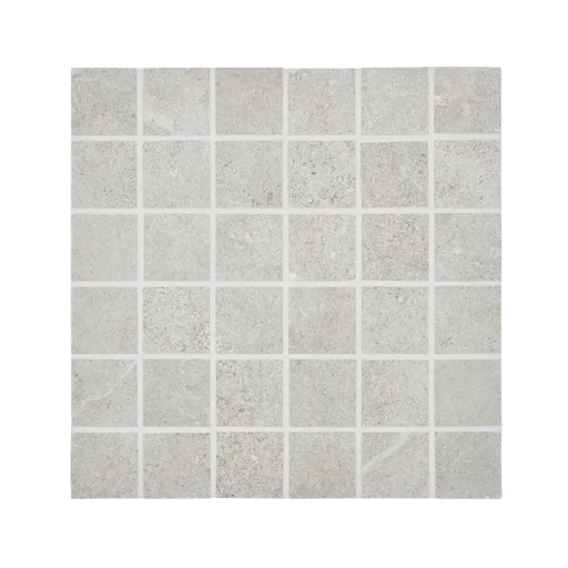 Futura Silver 2x2 Porcelain Mosaic