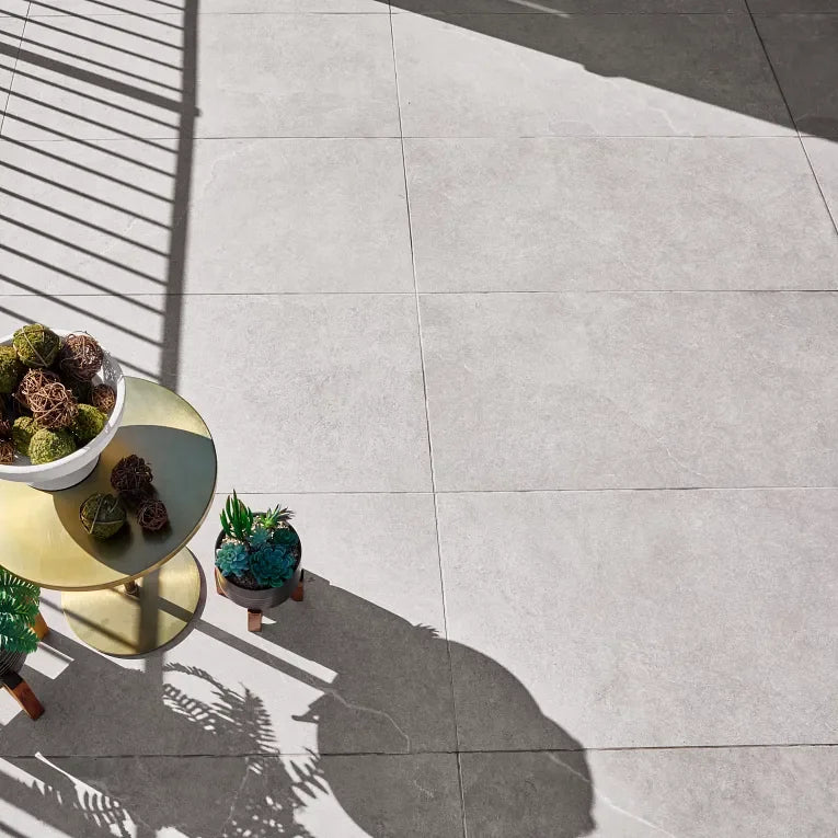 Futura Silver 3x12 Surface Bullnose Porcelain Trim