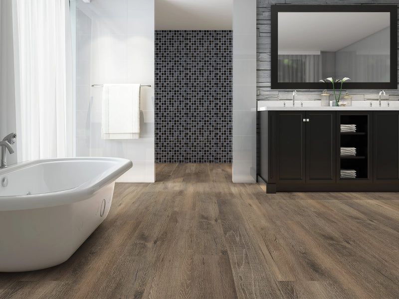 Galea Monroe Steel 7x60 EIR Painted Bevel 20mil SPC Vinyl Flooring