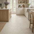 Gascogne Beige 18x18 Honed Natural Limestone Tile — Kitchen floor