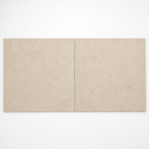 Gascogne Beige 24x24 Honed Limestone Tile close-up