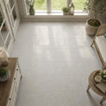 Gascogne Blue 12x12 Honed Natural Limestone Tile — Sunroom floor