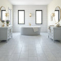 Gasgone Blue Limestone Tile 12x24 Honed — Bathroom floor