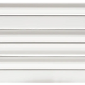 Gem Bianco Fluted 2x16 Porcelain Mosaic