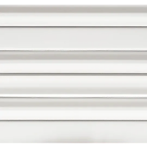 Gem Series Bianco 1/2x8 Pencil Bullnose Porcelain Trim