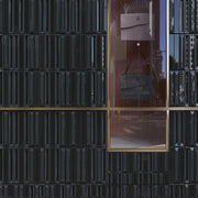 Gem Series Notte Fluted 2x16 Mesh Porcelain Mosaic