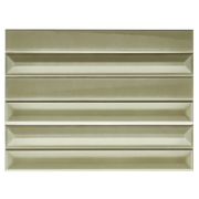 Gem Series Salvia Fluted 2x16 Mesh Porcelain Mosaic