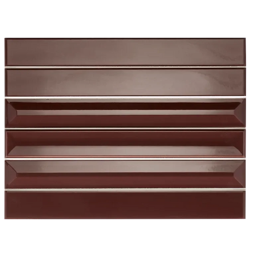 Gem Series Tabacco 1/2x8 Pencil Bullnose Porcelain Trim